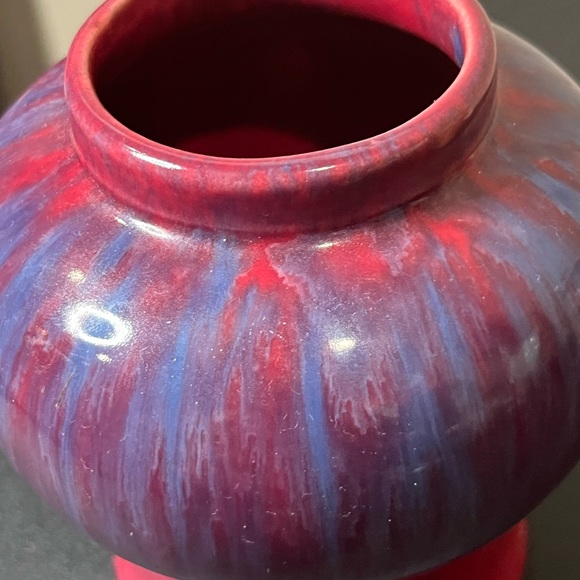 Beautiful Vintage Flambé Porcelain Vase Oxblood/Sang de Boeuf - Picture 7 of 12